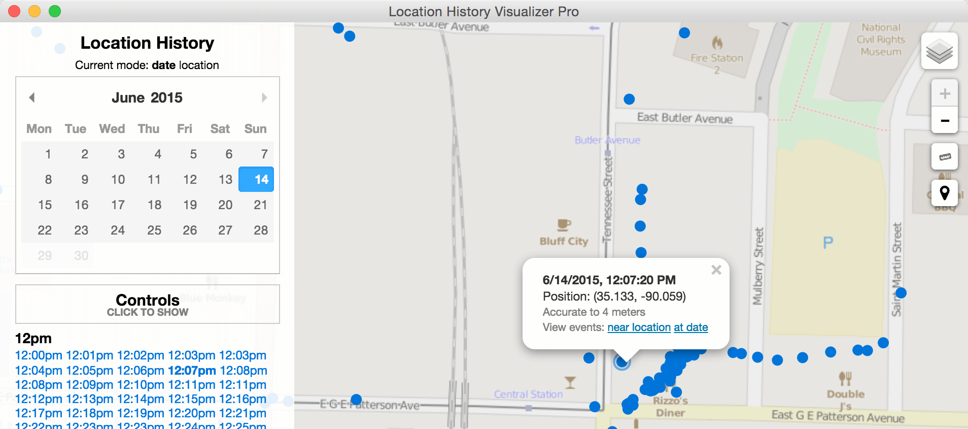 Location History Visualizer Pro